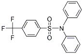 N,N-DIPHENYL-4-TRIFLUOROMETHYL-BENZENESULFONAMIDE Struktur