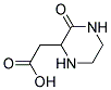 (3-OXO-PIPERAZIN-2-YL)-ACETIC ACID Struktur