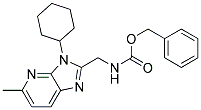 (3-CYCLOHEXYL-5-METHYL-3H-IMIDAZO[4,5-B]PYRIDIN-2-YLMETHYL)-CARBAMIC ACID BENZYL ESTER Struktur