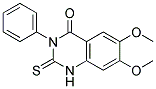 6,7-DIMETHOXY-3-PHENYL-2-THIOXO-2,3-DIHYDRO-4(1H)-QUINAZOLINONE Struktur