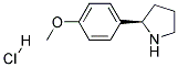 (R)-2-(4-METHOXYPHENYL)PYRROLIDINE HYDROCHLORIDE Struktur