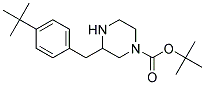 3-(4-TERT-BUTYL-BENZYL)-PIPERAZINE-1-CARBOXYLIC ACID TERT-BUTYL ESTER Struktur