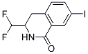 3-DIFLUOROMETHYL-7-IODO-3,4-DIHYDRO-2H-ISOQUINOLIN-1-ONE Struktur