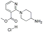 4-AMINO-3,4,5,6-TETRAHYDRO-2H-[1,2']BIPYRIDINYL-3'-CARBOXYLIC ACID METHYL ESTER HYDROCHLORIDE Struktur