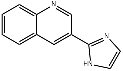 3-(1H-IMIDAZOL-2-YL)-QUINOLINE Struktur