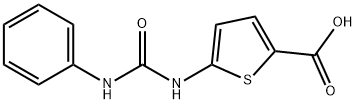 5-[(ANILINOCARBONYL)AMINO]THIOPHENE-2-CARBOXYLIC ACID Struktur