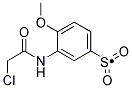 3-(2-CHLORO-ACETYLAMINO)-4-METHOXY-BENZENESULFONYL Struktur