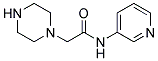 2-(PIPERAZIN-1-YL)ACETIC ACID N-(3-PYRIDYL)AMIDE Struktur