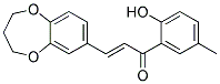 3-(3,4-DIHYDRO-2H-1,5-BENZODIOXEPIN-7-YL)-1-(2-HYDROXY-5-METHYLPHENYL)PROP-2-EN-1-ON Struktur