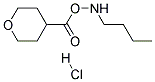 4-BUTYLAMINO-TETRAHYDRO-PYRAN-4-CARBOXYLIC ACID HYDROCHLORIDE Struktur