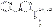 4-PYRIDIN-2-YLMETHYL-MORPHOLINE-2-CARBOXYLIC ACID DIHYDROCHLORIDE Struktur