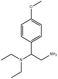 N1,N1-DIETHYL-1-(4-METHOXY-PHENYL)-ETHANE-1,2-DIAMINE Struktur