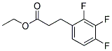 3-(2,3,4-TRIFLUORO-PHENYL)-PROPIONIC ACID ETHYL ESTER Struktur