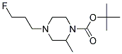 4-(3-FLUORO-PROPYL)-2-METHYL-PIPERAZINE-1-CARBOXYLIC ACID TERT-BUTYL ESTER Struktur