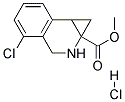 METHYL 4-CHLORO-1A,2,3,7B-TETRAHYDRO-1H-CYCLOPROPA[C]ISOQUINOLINE-1A-CARBOXYLATE HYDROCHLORIDE Struktur