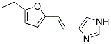 4-[2-(5-ETHYL-FURAN-2-YL)-VINYL]-1H-IMIDAZOLE Struktur