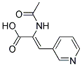 (2Z)-2-(ACETYLAMINO)-3-PYRIDIN-3-YLACRYLIC ACID Struktur