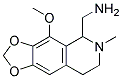 C-(4-METHOXY-6-METHYL-5,6,7,8-TETRAHYDRO-[1,3]DIOXOLO[4,5-G]ISOQUINOLIN-5-YL)-METHYLAMINE Struktur