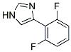 4-(2,6-DIFLUORO-PHENYL)-1H-IMIDAZOLE Struktur