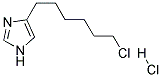 4-(6-CHLORO-HEXYL)-1H-IMIDAZOLE HCL Struktur