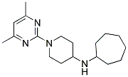 N-CYCLOHEPTYL-1-(4,6-DIMETHYLPYRIMIDIN-2-YL)PIPERIDIN-4-AMINE Struktur