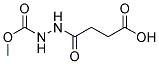 4-(N'-METHOXYCARBONYL-HYDRAZINO)-4-OXO-BUTYRIC ACID Struktur