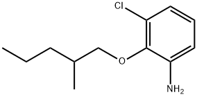 3-CHLORO-2-[(2-METHYLPENTYL)OXY]ANILINE Struktur