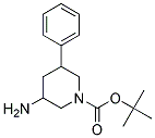 TERT-BUTYL 3-AMINO-5-PHENYLPIPERIDINE-1-CARBOXYLATE Struktur