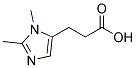 3-(2,3-DIMETHYL-3H-IMIDAZOL-4-YL)-PROPIONIC ACID Struktur