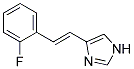 4-[2-(2-FLUORO-PHENYL)-VINYL]-1H-IMIDAZOLE Struktur