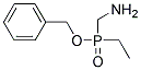 AMINOMETHYL-ETHYL-PHOSPHINIC ACID BENZYL ESTER Struktur