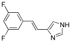 4-[2-(3,5-DIFLUORO-PHENYL)-VINYL]-1H-IMIDAZOLE Struktur