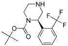 (R)-2-(2-TRIFLUOROMETHYL-PHENYL)-PIPERAZINE-1-CARBOXYLIC ACID TERT-BUTYL ESTER Struktur