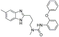 N-METHYL-N-[3-(5-METHYL-1H-BENZIMIDAZOL-2-YL)PROPYL]-N'-(2-PHENOXYPHENYL)UREA Struktur