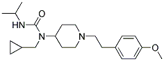 N-(CYCLOPROPYLMETHYL)-N'-ISOPROPYL-N-(1-[2-(4-METHOXYPHENYL)ETHYL]PIPERIDIN-4-YL)UREA Struktur