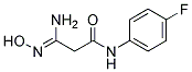 (3Z)-3-AMINO-N-(4-FLUOROPHENYL)-3-(HYDROXYIMINO)PROPANAMIDE Struktur