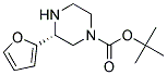 (R)-3-FURAN-2-YL-PIPERAZINE-1-CARBOXYLIC ACID TERT-BUTYL ESTER Struktur