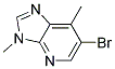 6-BROMO-3,7-DIMETHYL-3H-IMIDAZO[4,5-B]PYRIDINE Struktur