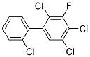 3-FLUORO-2,2',4,5-TETRACHLOROBIPHENYL Struktur