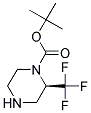 (R)-2-TRIFLUOROMETHYL-PIPERAZINE-1-CARBOXYLIC ACID TERT-BUTYL ESTER Structure