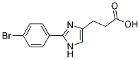 3-[2-(4-BROMOPHENYL)IMIDAZOL-4-YL]PROPIONIC ACID Struktur