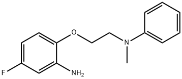 N-[2-(2-AMINO-4-FLUOROPHENOXY)ETHYL]-N-METHYL-N-PHENYLAMINE Struktur