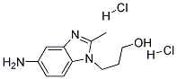 3-(5-AMINO-2-METHYL-BENZOIMIDAZOL-1-YL)-PROPAN-1-OL DIHYDROCHLORIDE Struktur