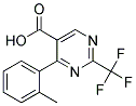 4-(O-TOLYL)-2-TRIFLUOROMETHYL-PYRIMIDINE-5-CARBOXYLIC ACID Struktur