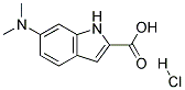 6-(DIMETHYLAMINO)-1H-INDOLE-2-CARBOXYLIC ACID HYDROCHLORIDE Struktur