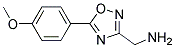 (5-(4-METHOXYPHENYL)-1,2,4-OXADIAZOL-3-YL)METHANAMINE Struktur