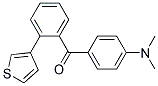 (4-DIMETHYLAMINOPHENYL)-(2-THIOPHEN-3-YL-PHENYL)-METHANONE Struktur