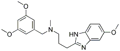 N-(3,5-DIMETHOXYBENZYL)-3-(5-METHOXY-1H-BENZIMIDAZOL-2-YL)-N-METHYLPROPAN-1-AMINE Struktur