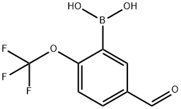 5-FORMYL-2-(TRIFLUOROMETHOXY)BENZENEBORONIC ACID Struktur