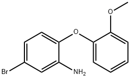 5-BROMO-2-(2-METHOXYPHENOXY)ANILINE Struktur